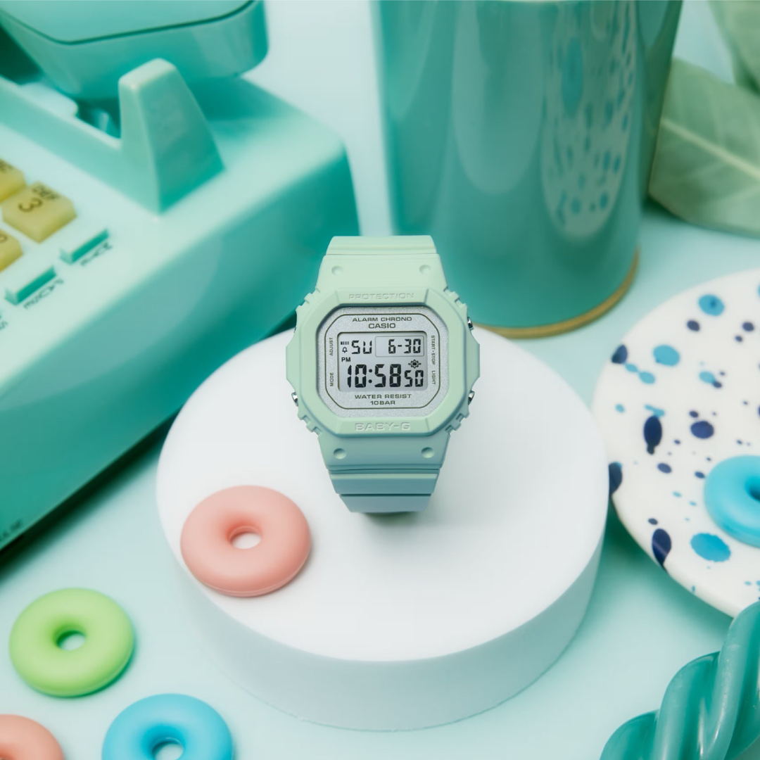 CASIO BABY-G BGD-565SC-3DR STANDARD DIGITAL GREEN WOMEN WATCH