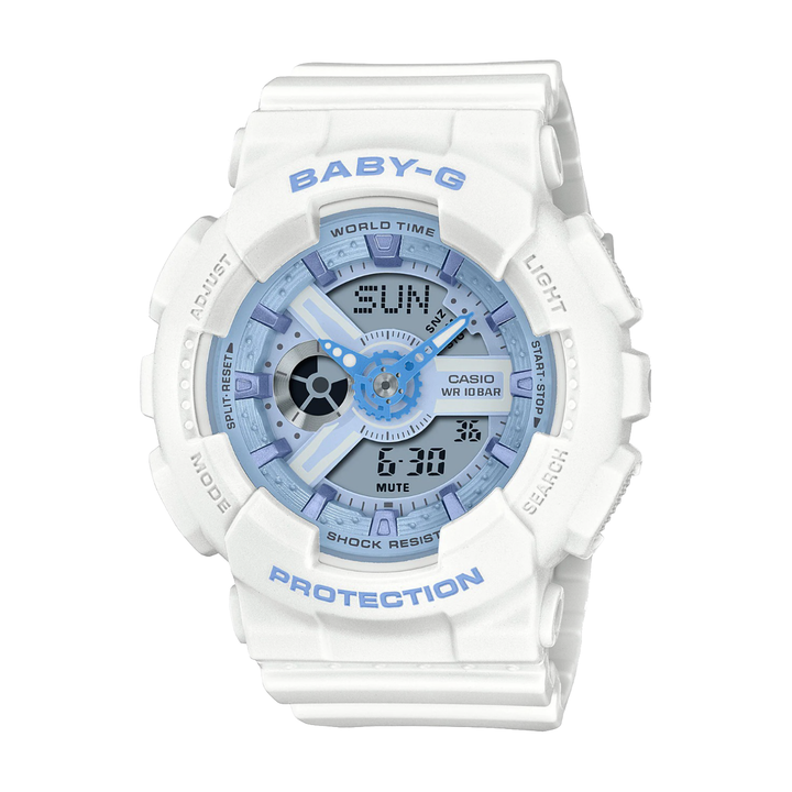 CASIO BABY-G BA-110XBE-7ADR ANALOG-DIGITAL WHITE WATCH