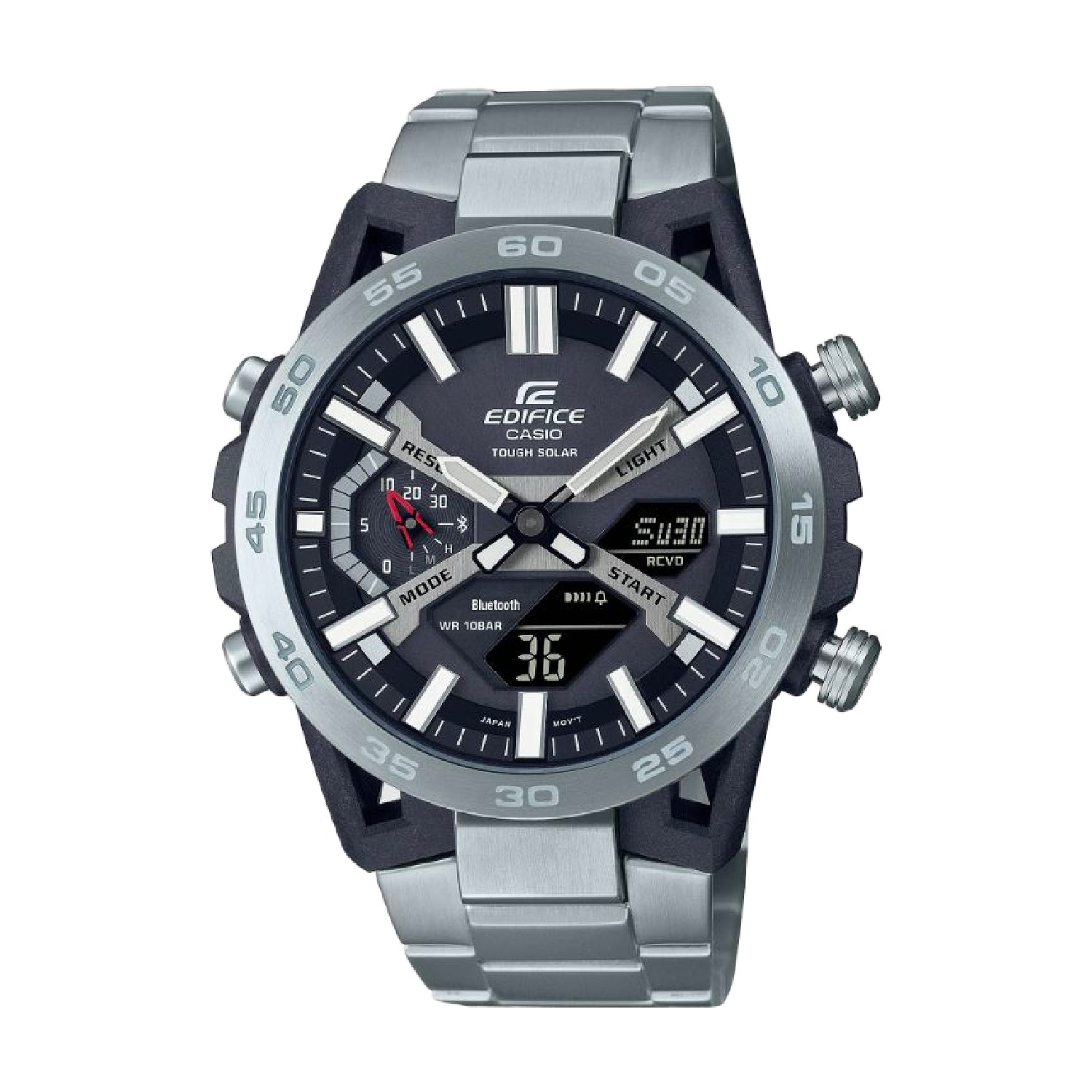 珍品CASIO EDIFICE デジタル アナログ コンビ Casio Edifice ECB-2000D-1ADF Sospensione Solar Watch | City Chain