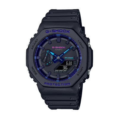 CASIO G-SHOCK GA-2100VB-1ADR SPECIAL COLOUR MODELS BLACK WATCH
