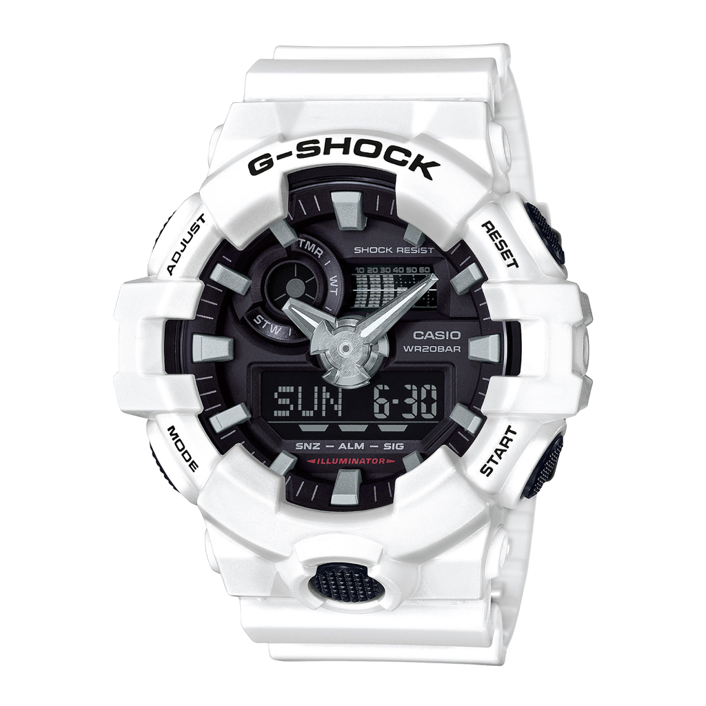 Casio G-SHOCK GA-700-7ADR Analog-Digital White Watch – City Chain