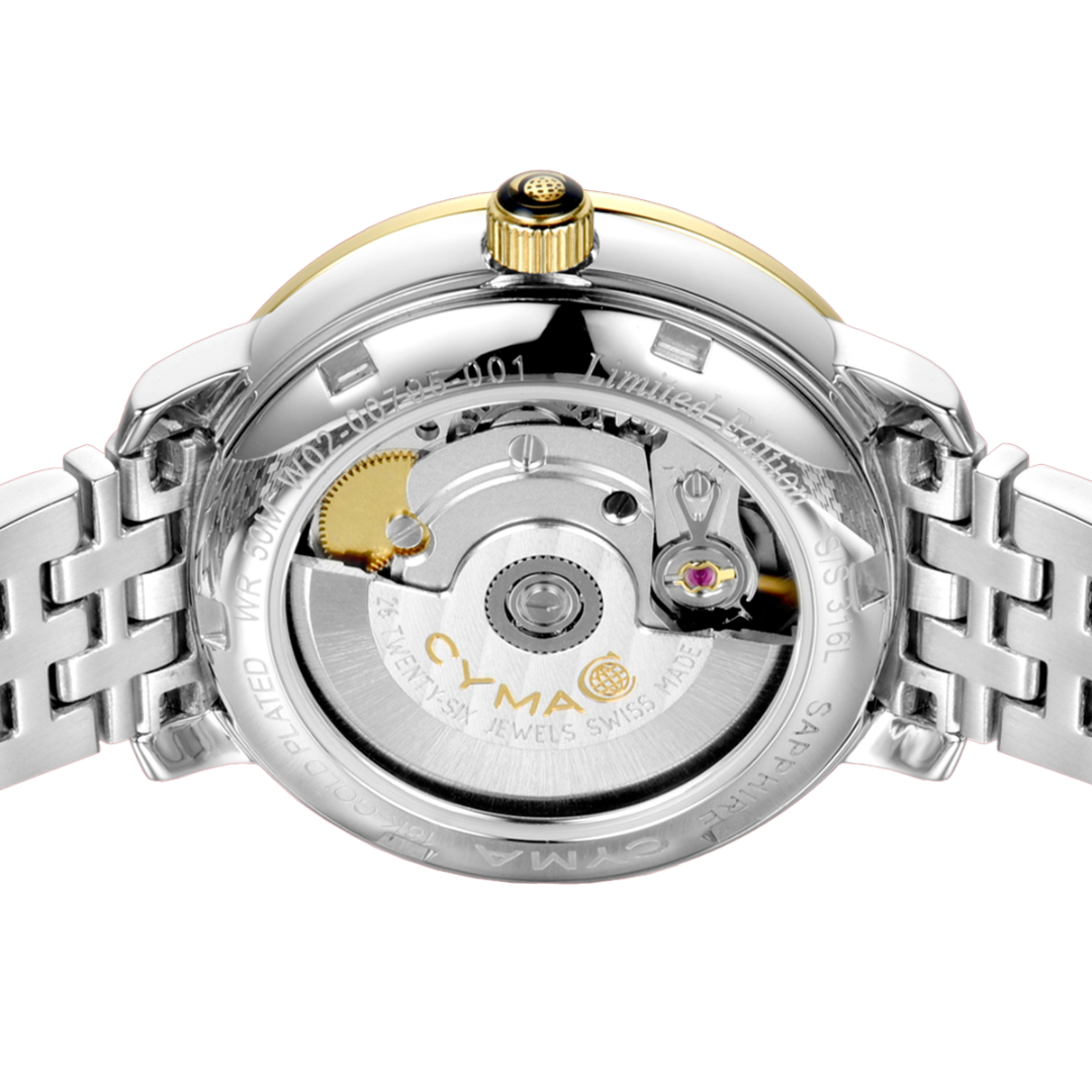CYMA LIMITED EDITION DRAGON AND PHOENIX AUTOMATIC WOMEN WATCH