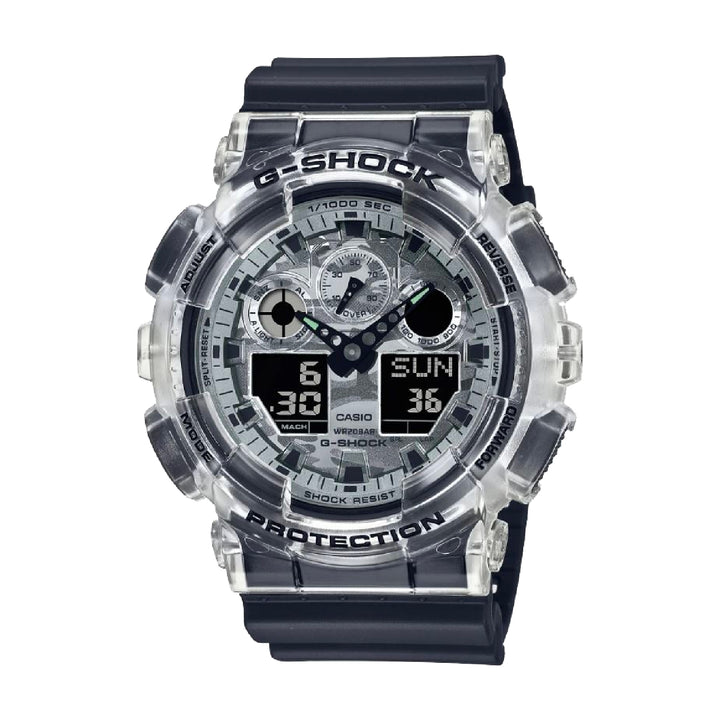 CASIO G-SHOCK GA-100SKC-1ADR SPECIAL COLOUR MODELS BLACK WATCH