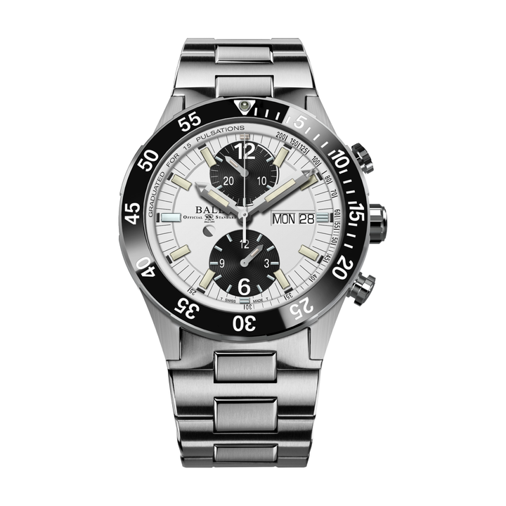 BALL ROADMASTER LIMITED EDITION DC3030C-S-WHBK RESCUE CHRONOGRAPH MEN WATCH