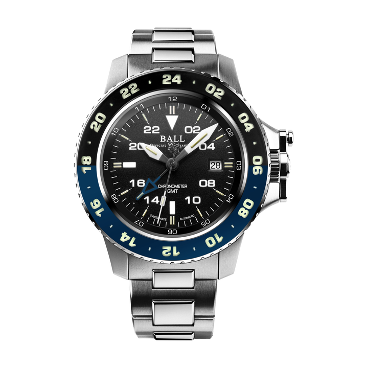 BALL ENGINEER HYDROCARBON DG2018C-S10C-BK AERO GMT II MEN WATCH