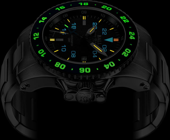 BALL ENGINEER HYDROCARBON DG2018C-S10C-BK AERO GMT II MEN WATCH