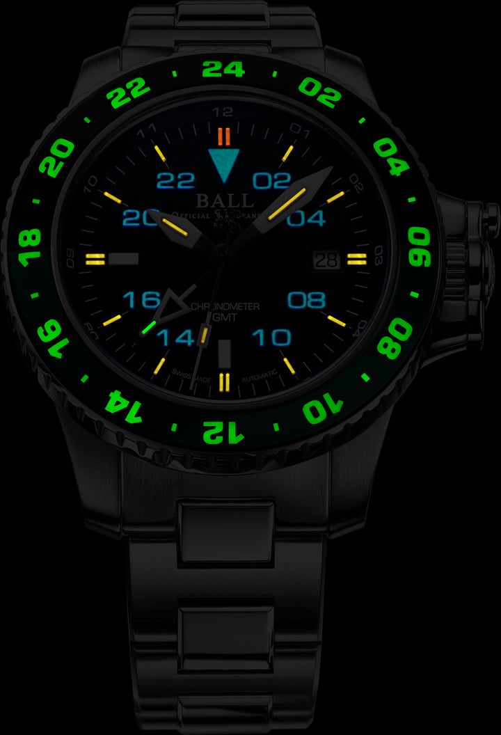 BALL ENGINEER HYDROCARBON DG2018C-S11C-BE AERO GMT II MEN WATCH