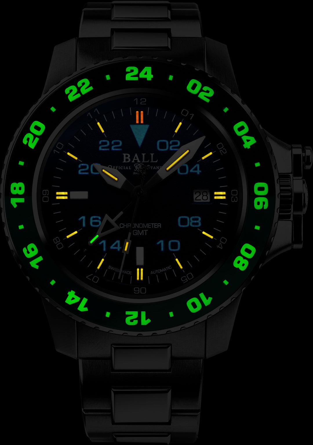BALL ENGINEER HYDROCARBON DG2018C-S11C-BE AERO GMT II MEN WATCH