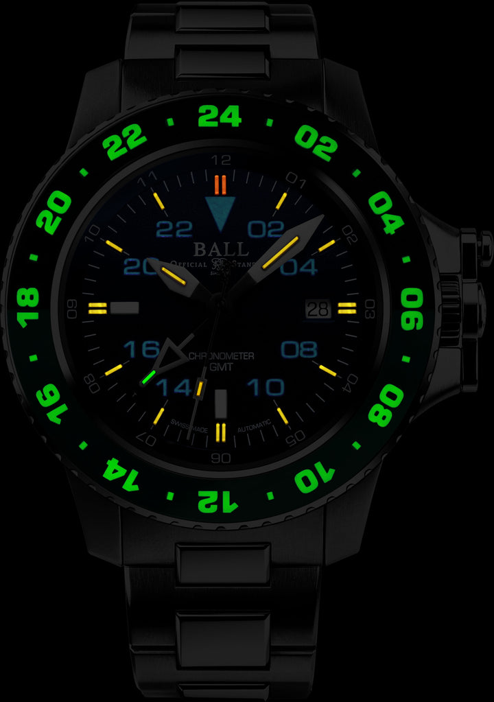 BALL ENGINEER HYDROCARBON DG2018C-S11C-BE AERO GMT II MEN WATCH