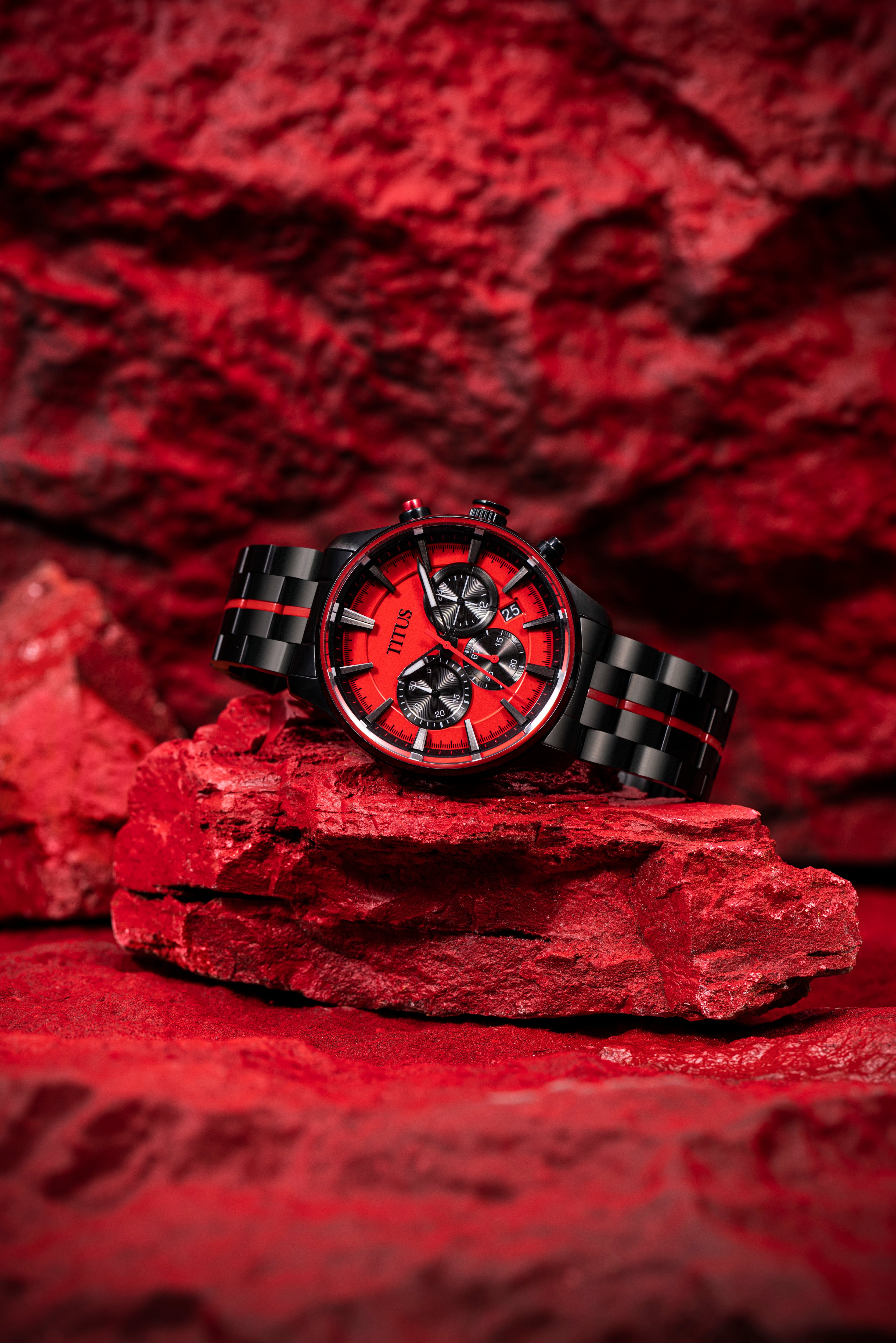 SOLVIL ET TITUS SABER W06-03282-005 CHRONOGRAPH QUARTZ MEN WATCH