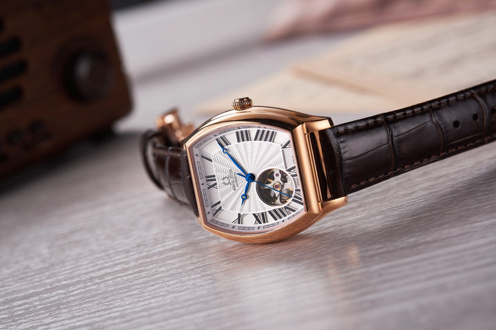 SOLVIL ET TITUS BARRIQUE W06-03268-002 3 HANDS MECHANICAL MEN WATCH