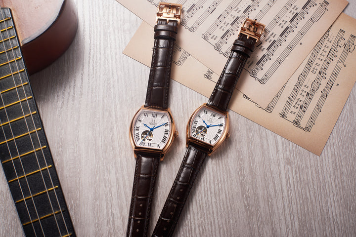 SOLVIL ET TITUS BARRIQUE W06-03268-002 3 HANDS MECHANICAL MEN WATCH