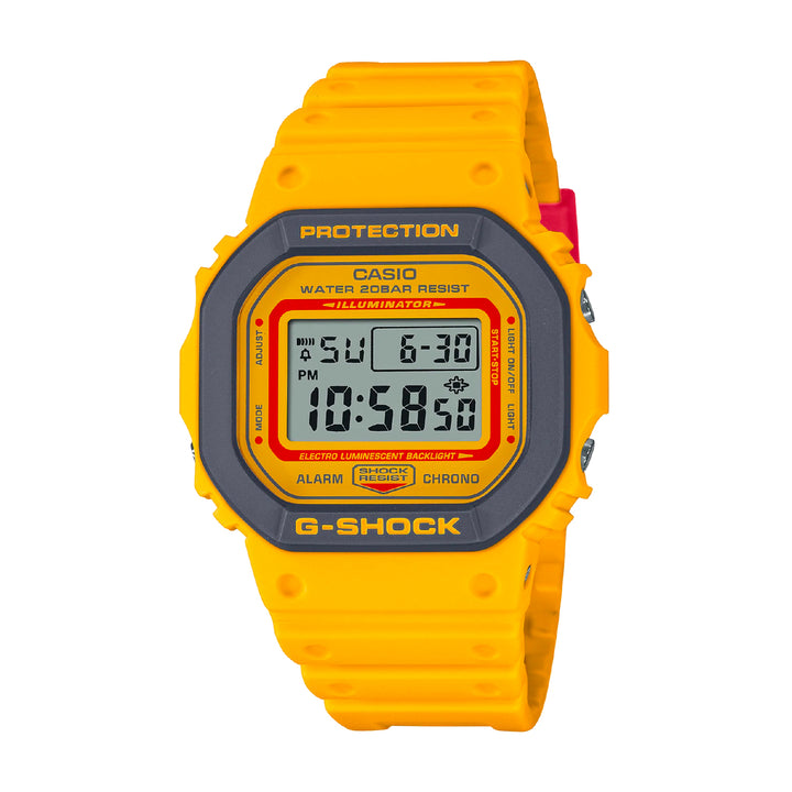 CASIO G-SHOCK DW-5610Y-9DR SPECIAL COLOUR MODELS YELLOW WATCH