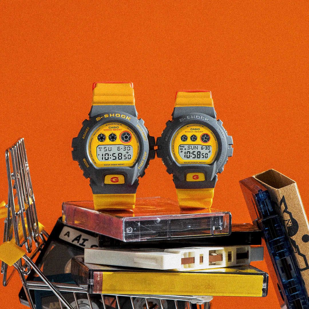 CASIO G-SHOCK DW-6900Y-9DR SPECIAL COLOUR MODELS YELLOW WATCH