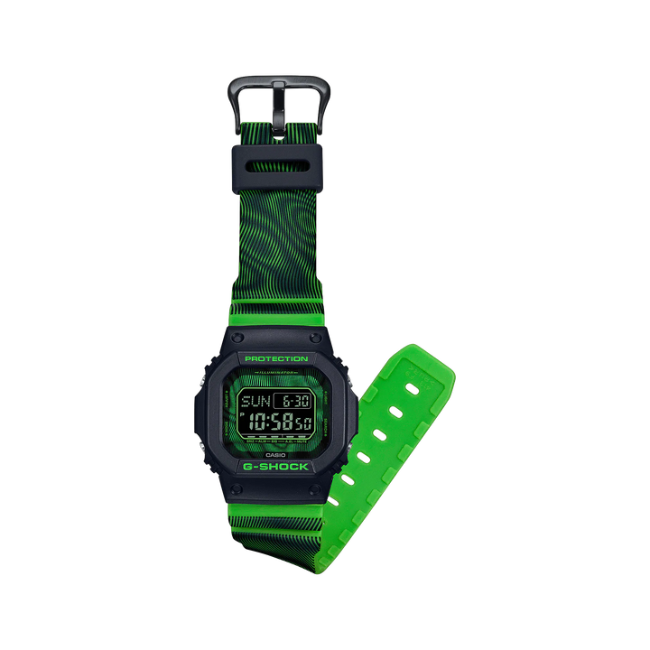 CASIO G-SHOCK DW-D5600TD-3DR SPECIAL COLOR MODELS GREEN WATCH