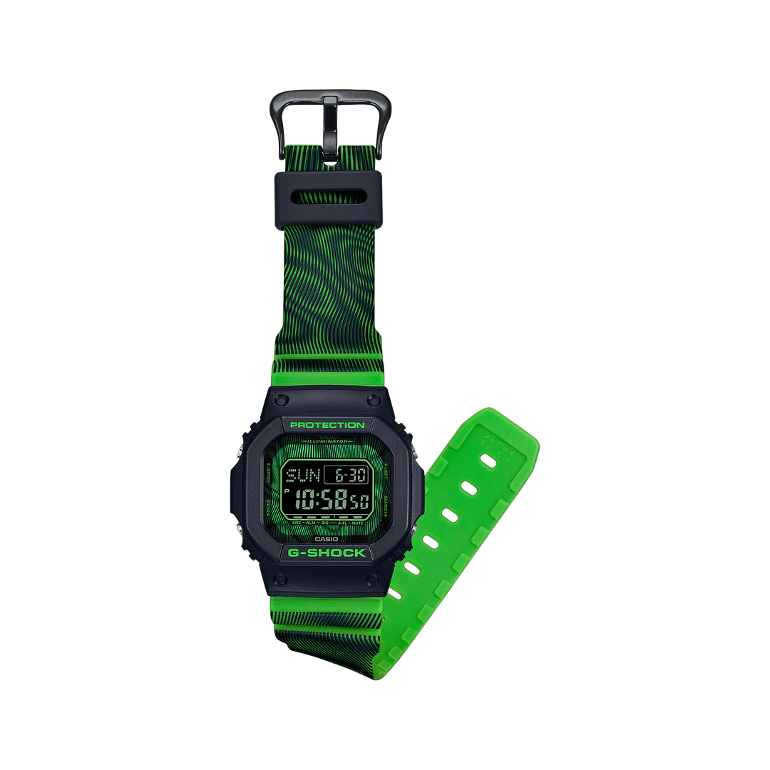 CASIO G-SHOCK DW-D5600TD-3DR SPECIAL COLOR MODELS GREEN WATCH