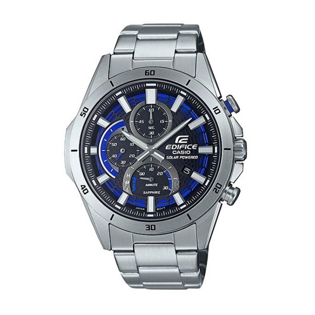 CASIO EDIFICE SLIM LINE EFS-S610D-1AVUDF SOLAR CHRONOGRAPH MEN WATCH