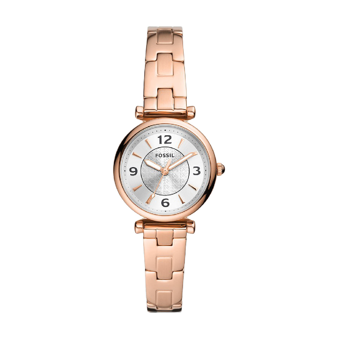 FOSSIL ES5202 CARLIE 3 HANDS DATE QUARTZ WOMEN WATCH