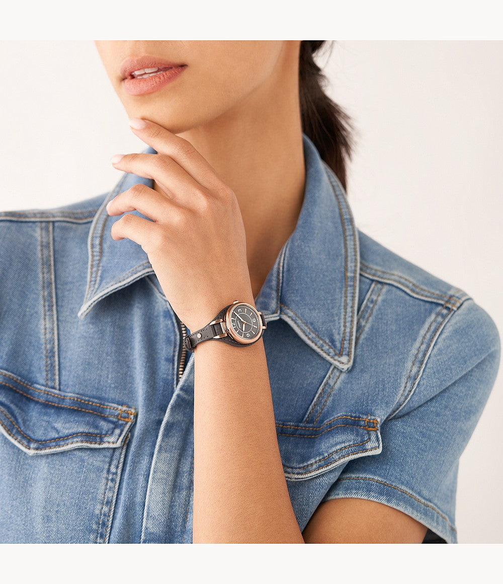 FOSSIL ES5212 CARLIE 3 HANDS QUARTZ WOMEN WATCH