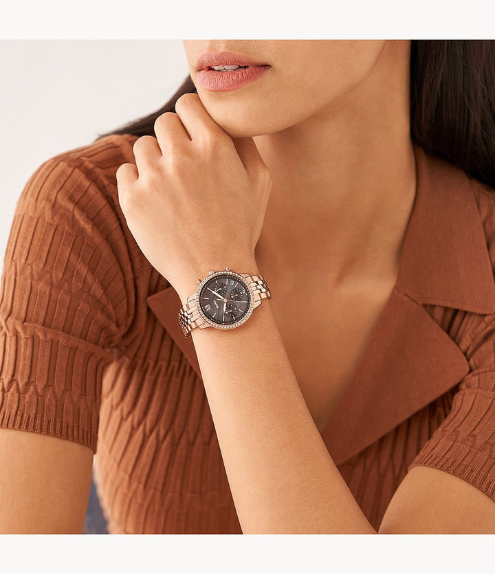 FOSSIL ES5218 NEUTRA QUARTZ CHRONOGRAPH WOMEN WATCH