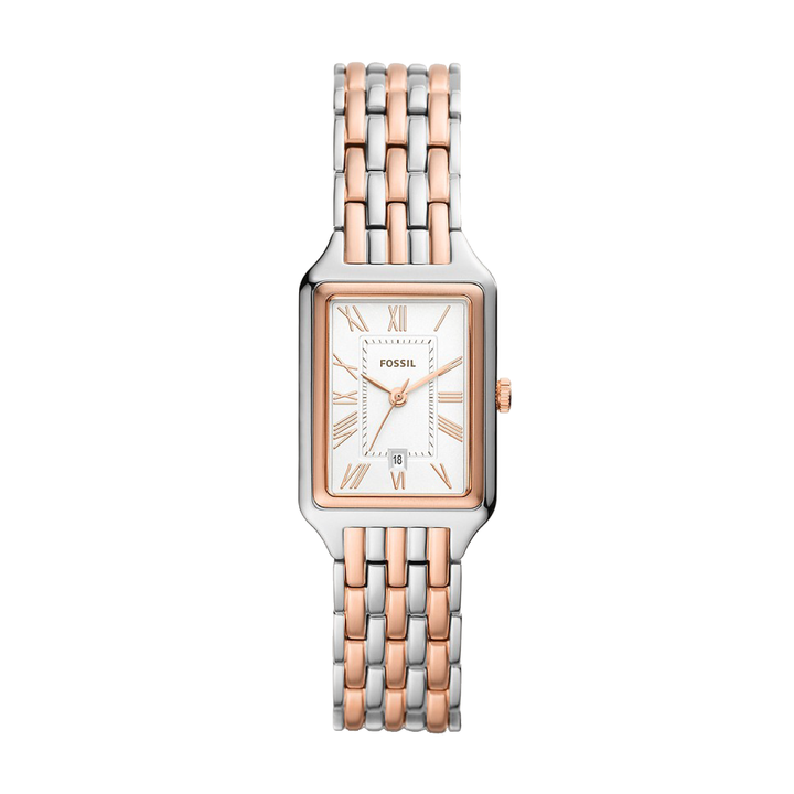 FOSSIL ES5222 RAQUEL 3 HANDS DATE QUARTZ ANALOG WOMEN WATCH