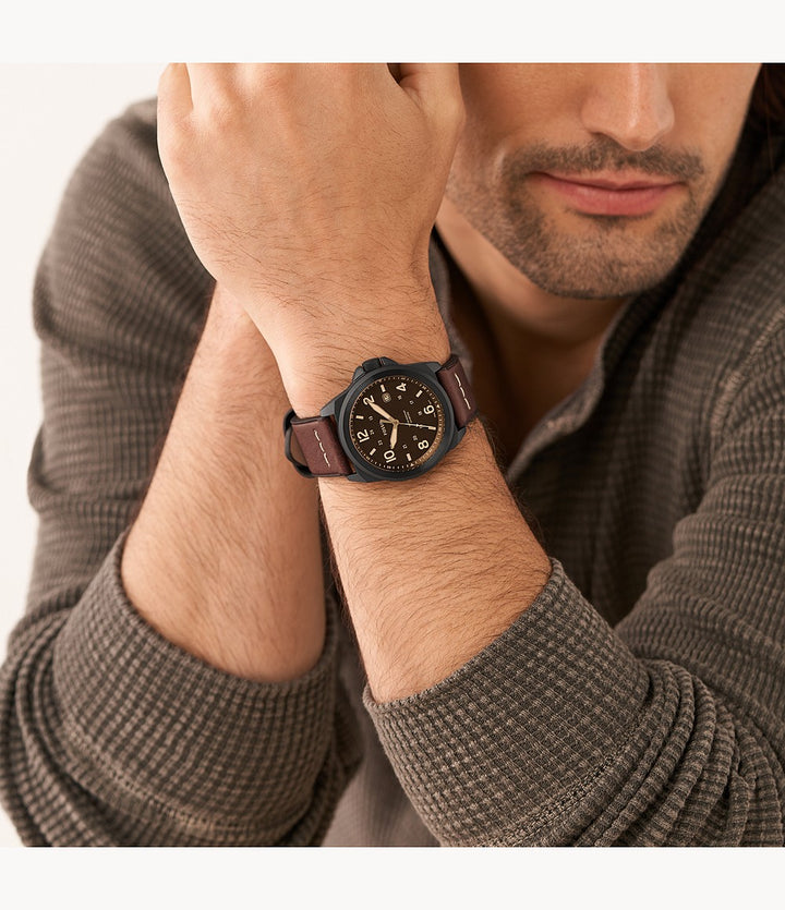 FOSSIL FS5938 BRONSON 3 HANDS DATE QUARTZ MEN WATCH