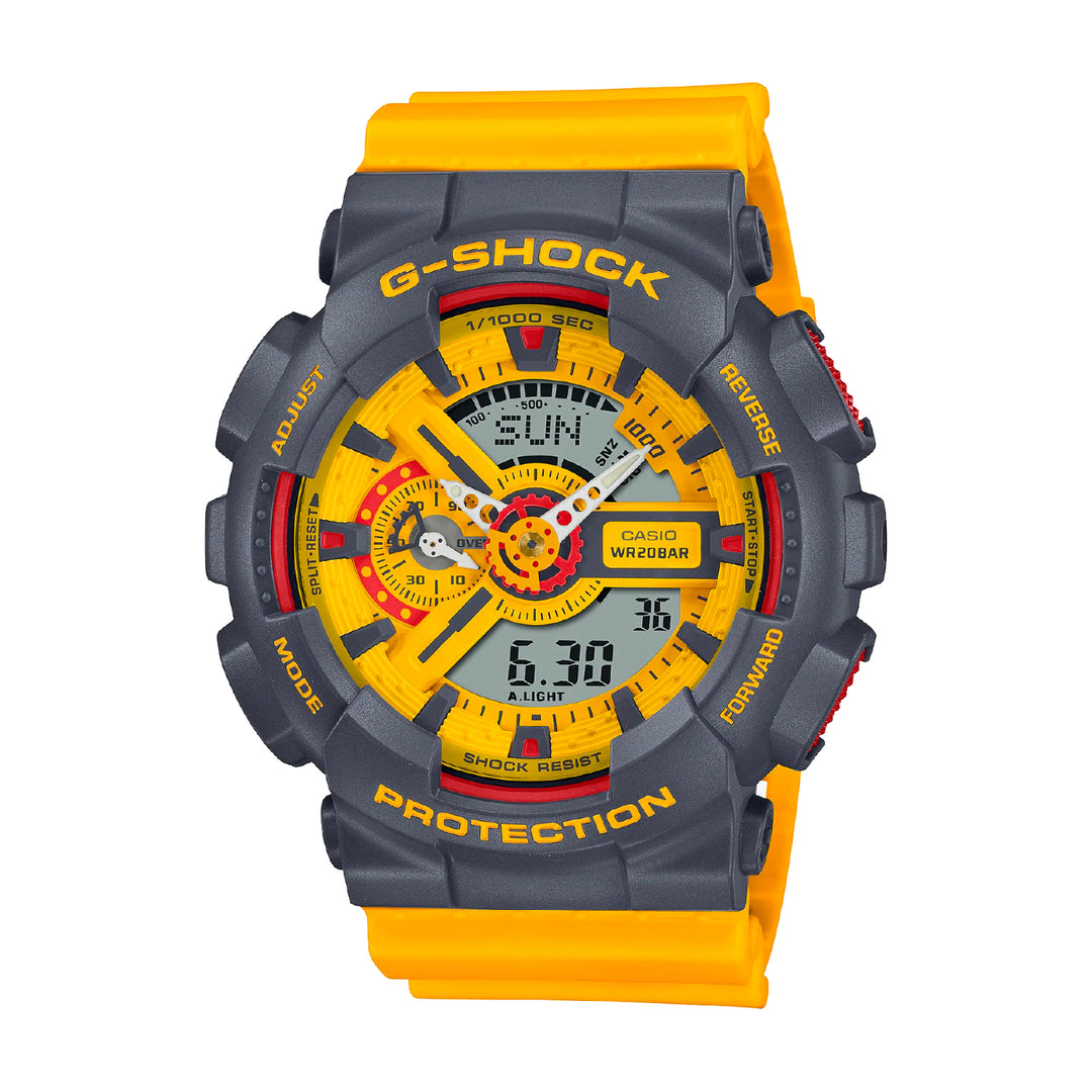 CASIO G-SHOCK GA-110Y-9ADR SPECIAL COLOR MODELS YELLOW WATCH