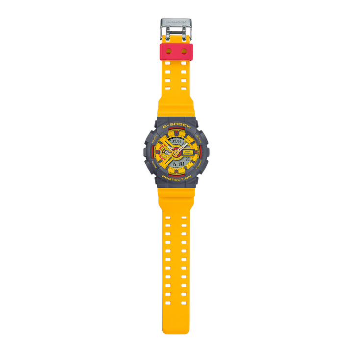 CASIO G-SHOCK GA-110Y-9ADR SPECIAL COLOR MODELS YELLOW WATCH