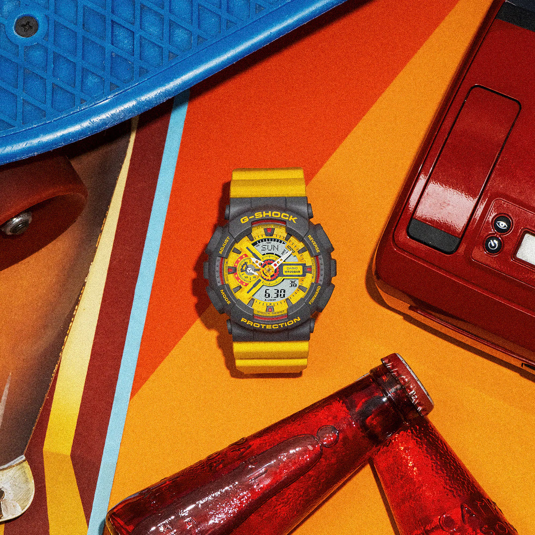 G shock ga 110 top yellow