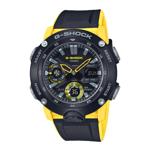 Casio G-Shock GA-2000-1A9DR Carbon Core Yellow Black | City Chain