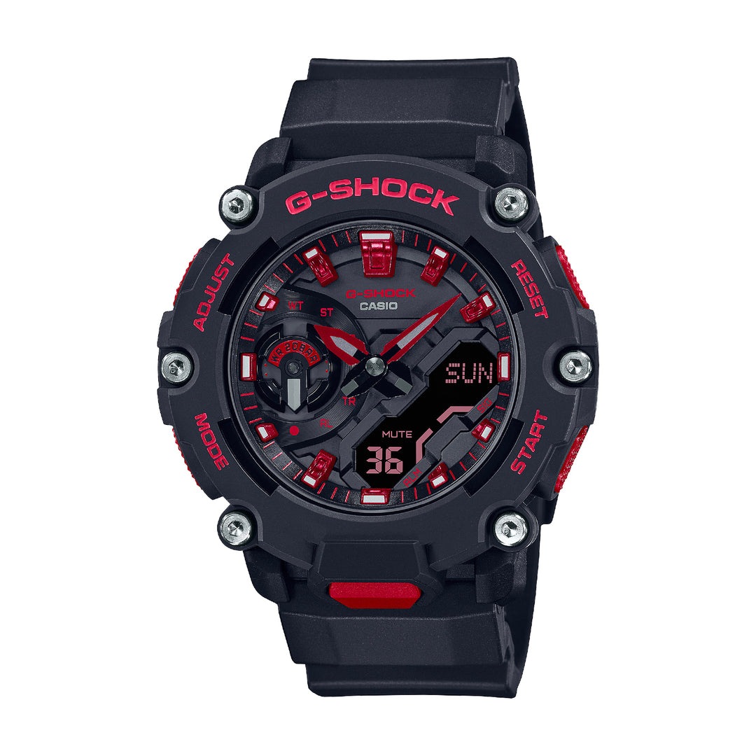 CASIO G-SHOCK GA-2200BNR-1ADR STANDARD ANALOG-DIGITAL BLACK WATCH