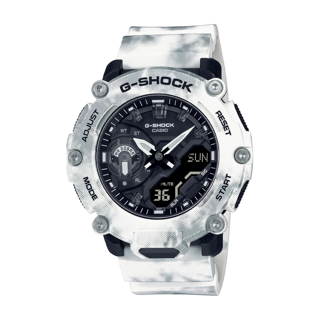 CASIO G-SHOCK GA-2200GC-7ADR SPECIAL COLOUR MODELS WHITE WATCH