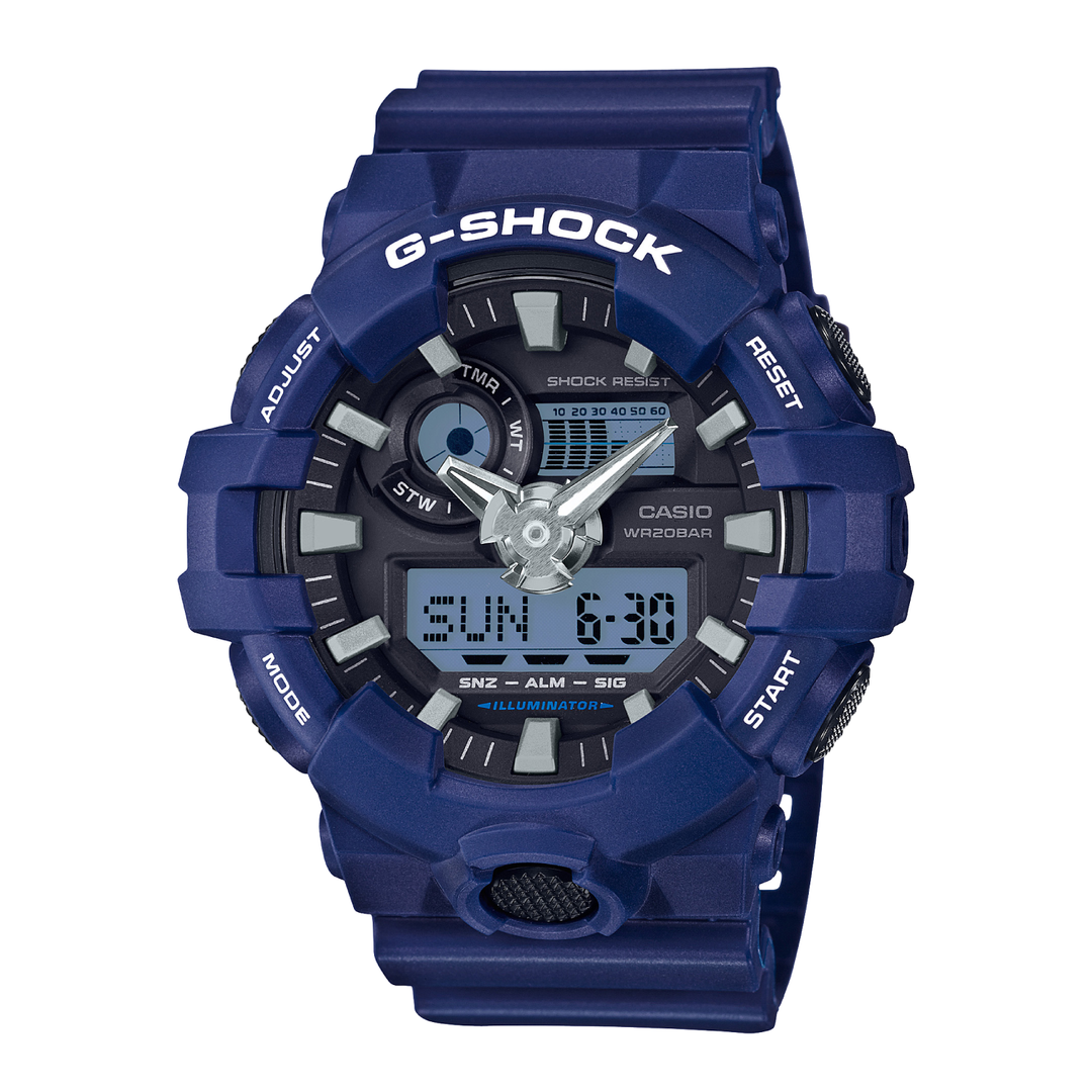 G shock top in blue color