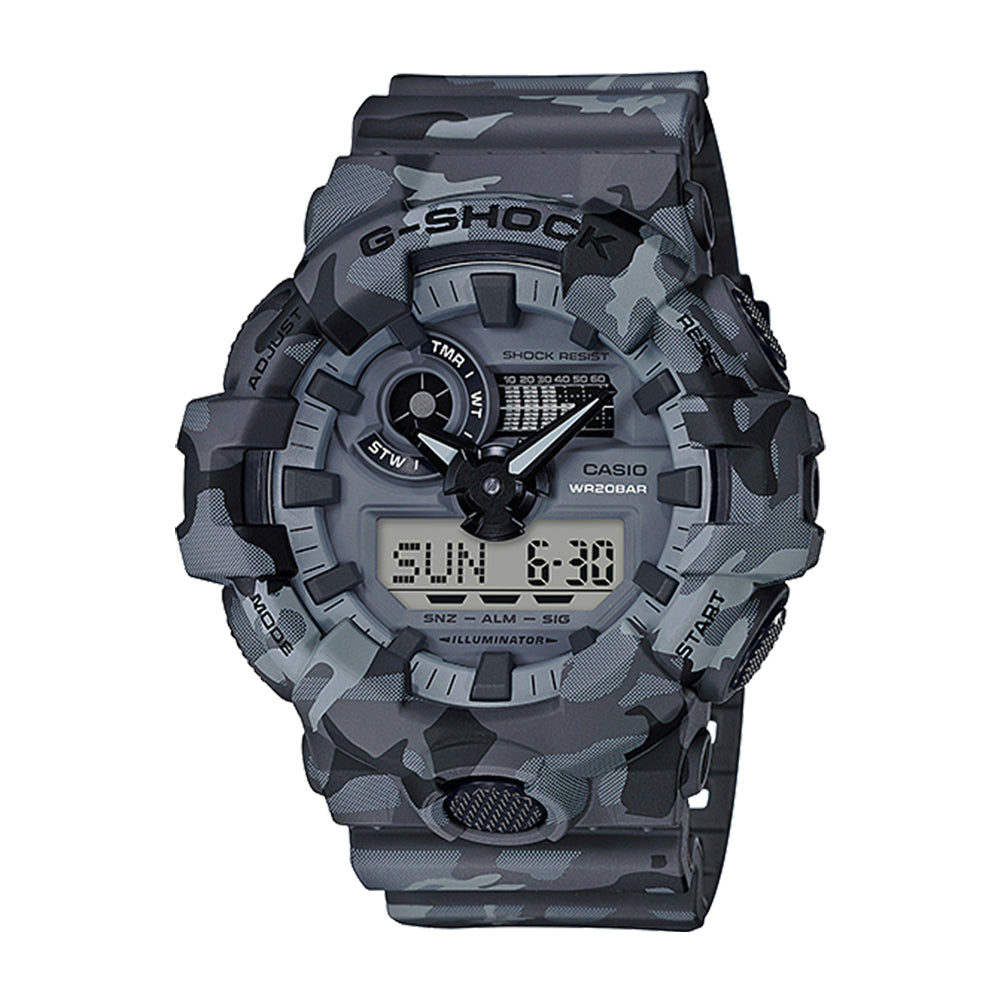 CASIO G-SHOCK GA-700CM-8ADR SPECIAL COLOUR MODELS GREY KHAKI WATCH