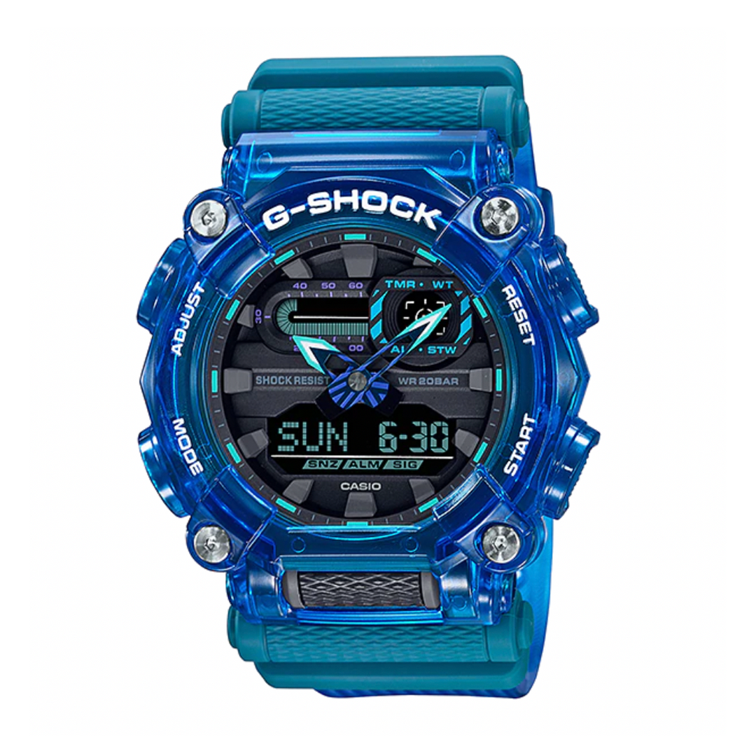 Casio g shop shock blue watch