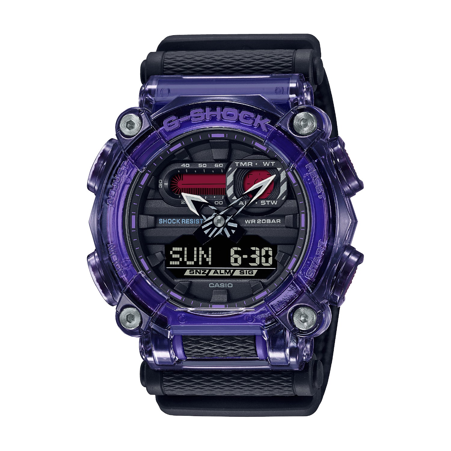 CASIO G SHOCK GA 900TS 6ADR SPECIAL COLOUR MODELS PURPLE WATCH