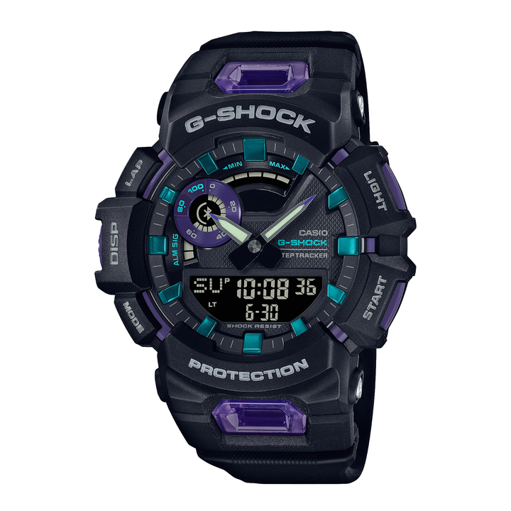 CASIO G-SHOCK SPORTS GBA-900-1A6DR G-SQUAD PURPLE BLACK WATCH