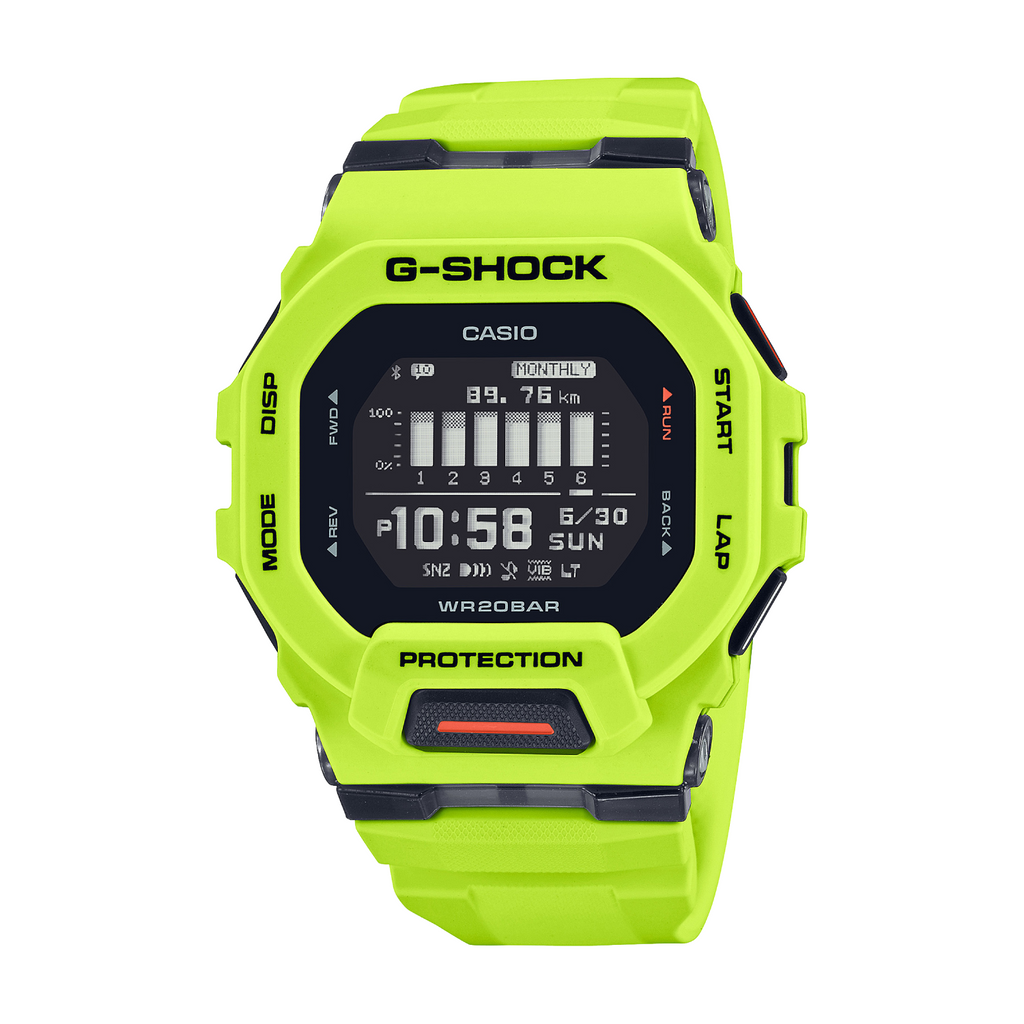時計 G-SHOCK GBD-200 Casio G-Shock GBD-200-9DR Sports Digital Lime Green Watch | City