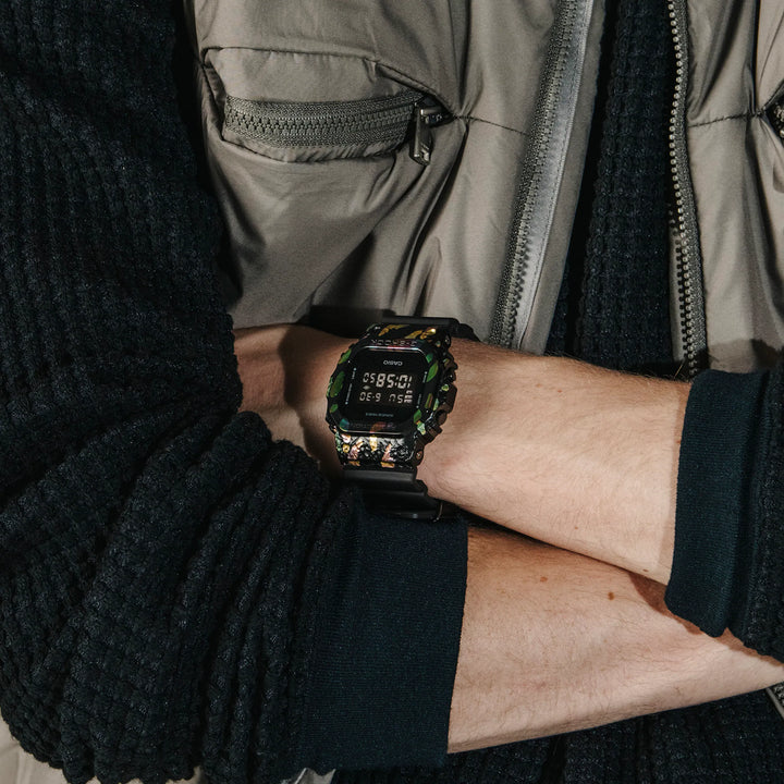 CASIO G-SHOCK GM-5640GEM-1DR SPECIAL COLOUR MODELS BLACK WATCH