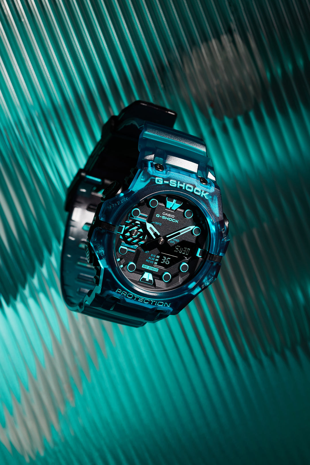 CASIO G-SHOCK GA-B001G-2ADR ANALOG-DIGITAL BLUE WATCH