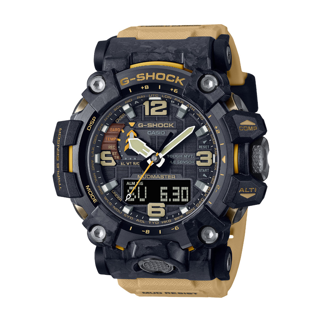 CASIO G-SHOCK GWG-2000-1A5DR ON THE LAND MUDMASTER YELLOW WATCH