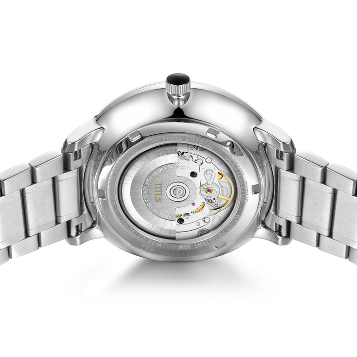SOLVIL ET TITUS SONVILIER W06-03180-001 3 HANDS DATE AUTOMATIC MEN WATCH