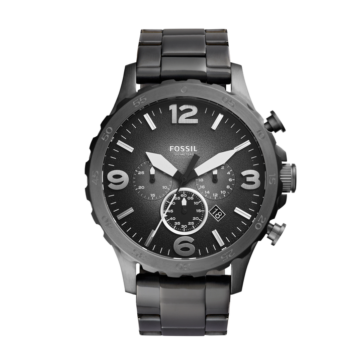 FOSSIL JR1437 NATE CHRONOGRAPH QUARTZ MEN WATCH