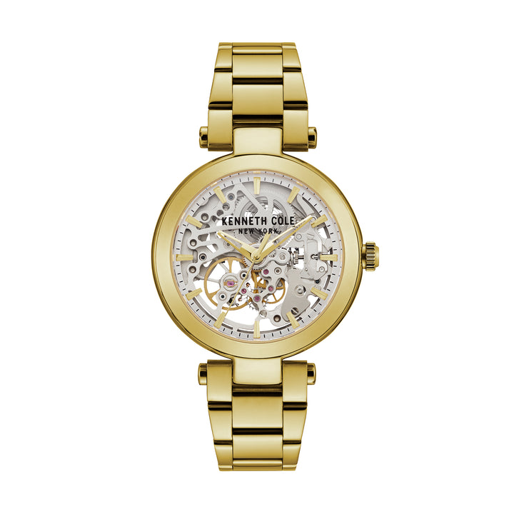 KENNETH COLE KC50799003 AUTOMATIC STAINLESS STEEL GOLD WOMEN WATCH