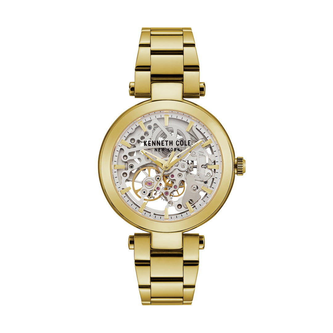 KENNETH COLE KC50799003 AUTOMATIC STAINLESS STEEL GOLD WOMEN WATCH