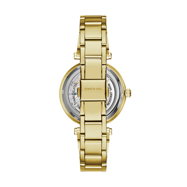 KENNETH COLE KC50799003 AUTOMATIC STAINLESS STEEL GOLD WOMEN WATCH