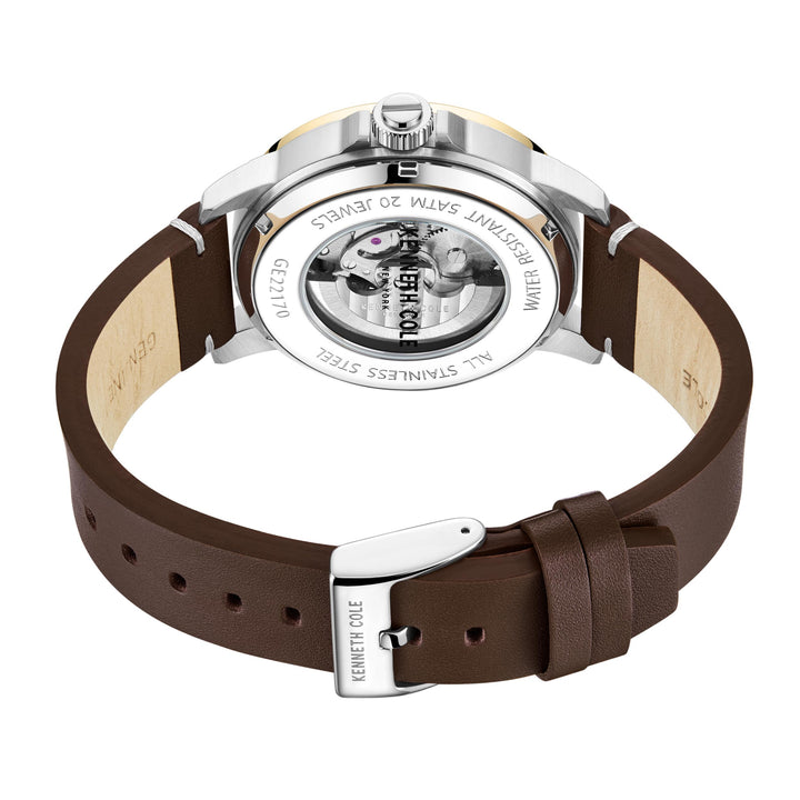 KENNETH COLE KCWGE2217004 AUTOMATIC BROWN MEN WATCH