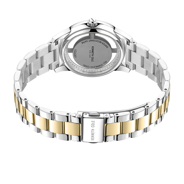 KENNETH COLE KCWLG2220101 QUARTZ TRANSPARENCY GOLD WOMEN WATCH