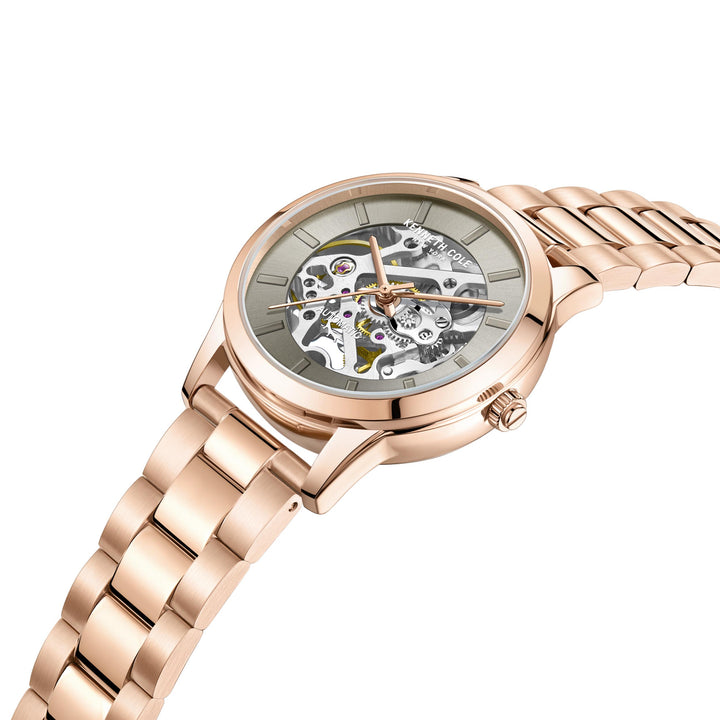 KENNETH COLE KCWLL2222504 AUTOMATIC ROSE GOLD WOMEN WATCH
