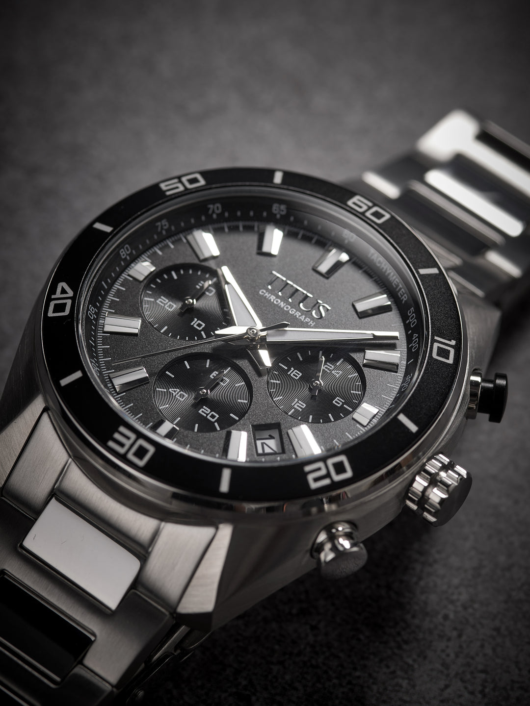 SOLVIL ET TITUS MODERNIST W06-03265-001 CHRONOGRAPH QUARTZ MEN WATCH